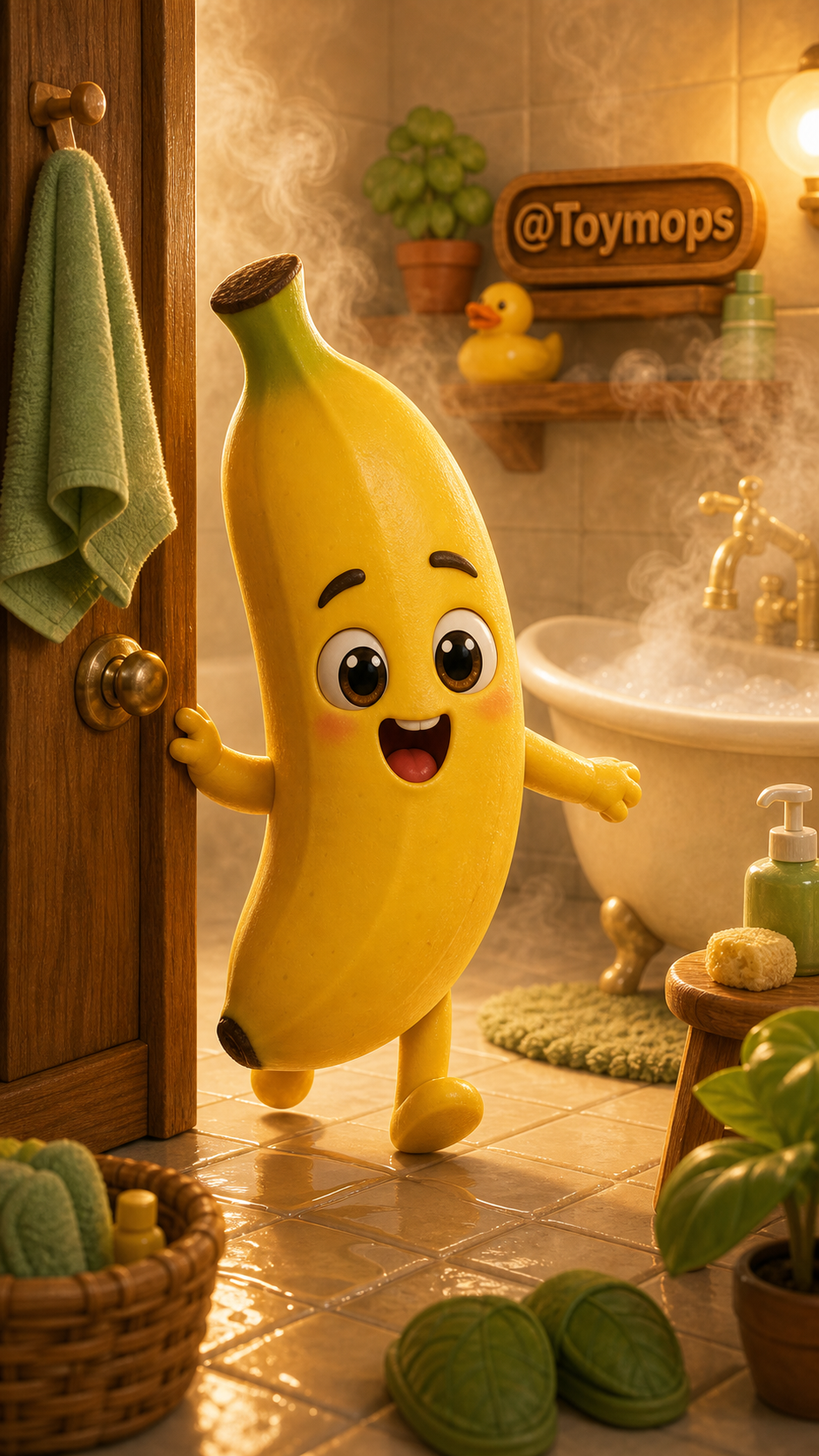 Premium Handmade Art Plushie – Banana Peel Reveal (Limited Pre-Order)