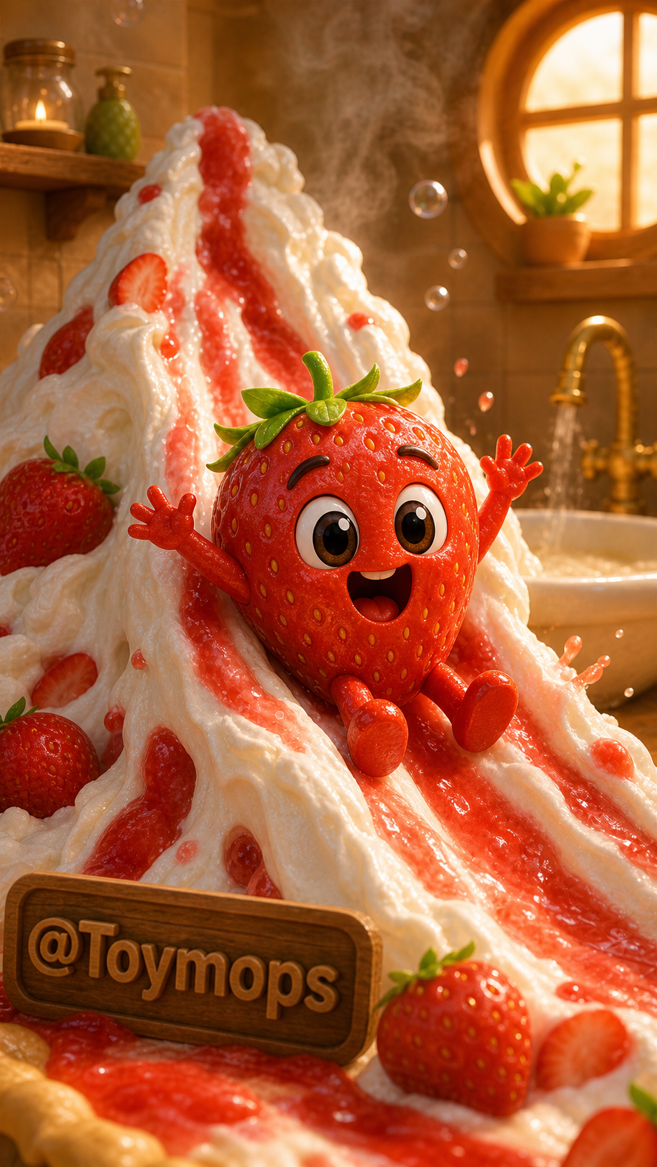 02 Story VF007 Strawberry At Toymops 02 Slide Cream Mountain