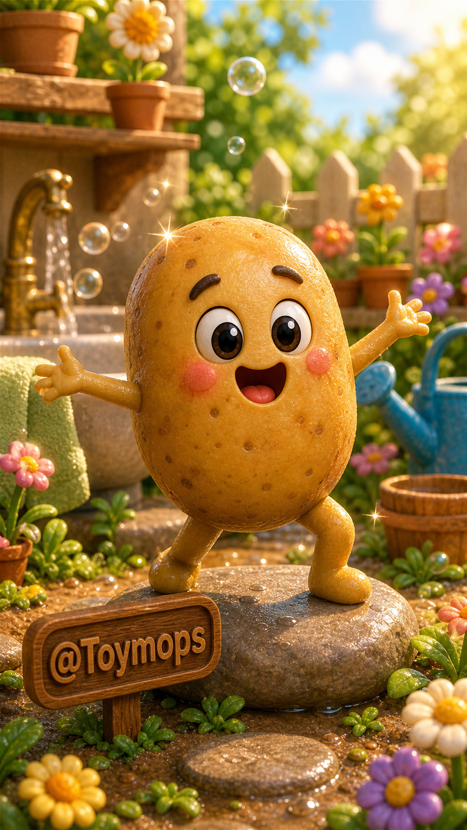 Premium Handmade Art Plushie – Potato Mud Makeover (Limited Pre-Order)