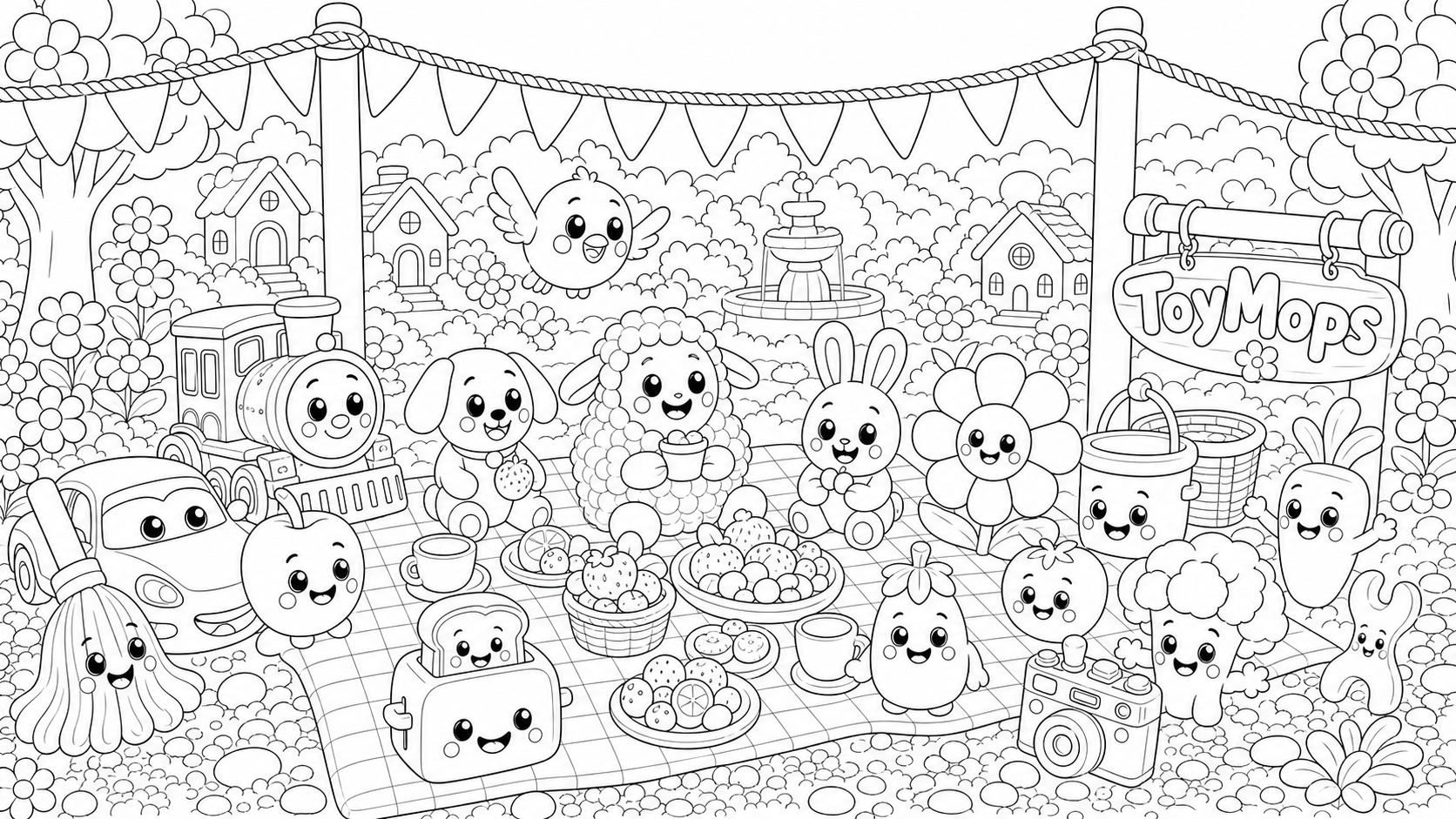 Sports Day Coloring